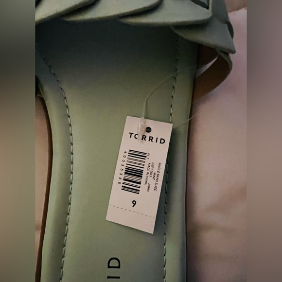 Torrid 9WW Mint Single Band Slide NWT - Picture 6 of 11